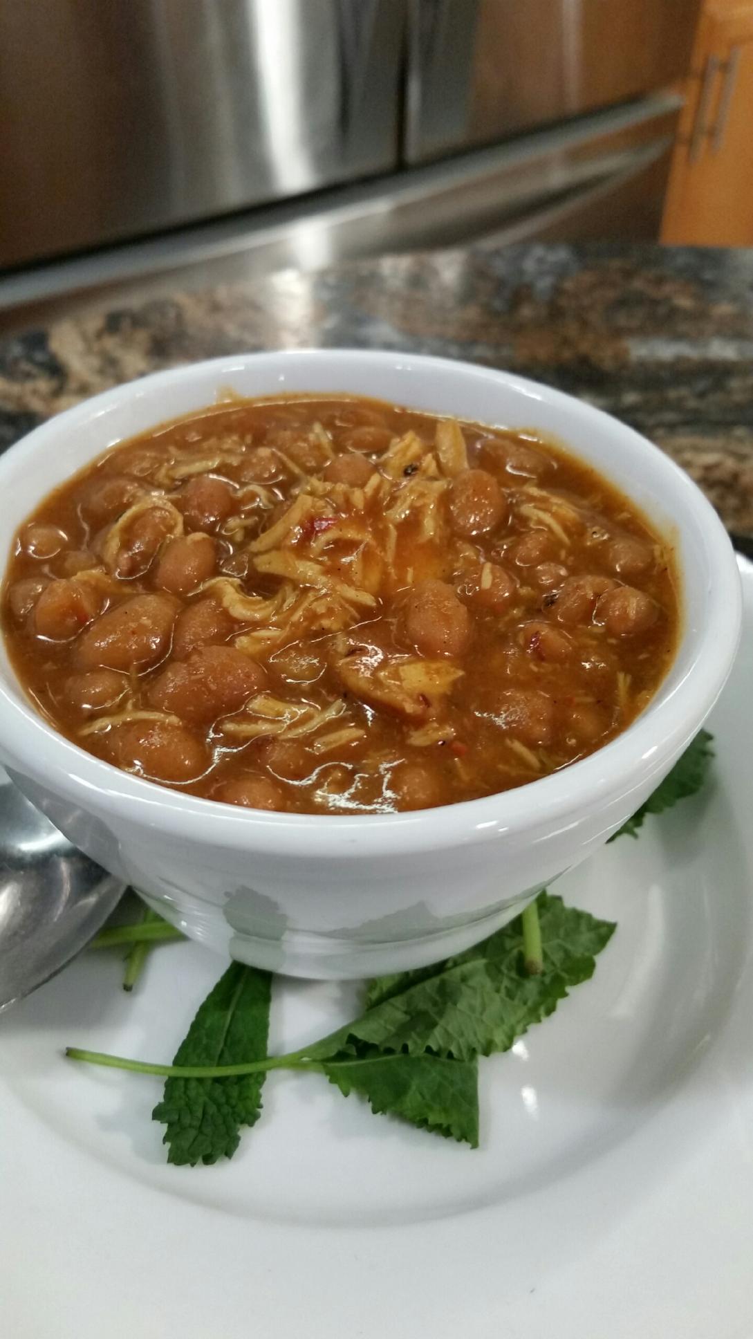 Big Kahuna Wings recipe for Baked Bean Sopresa with Cajun Chicken and